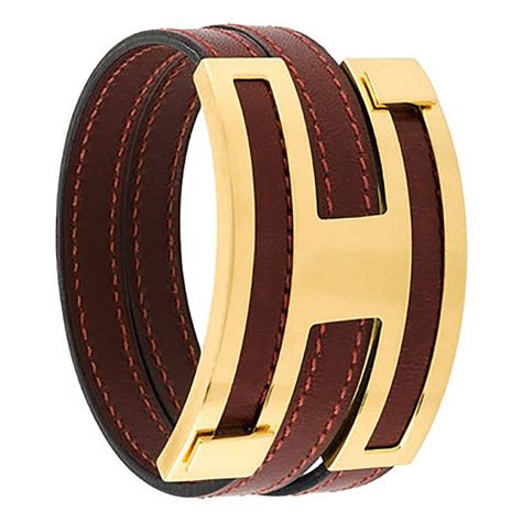 Hermes leather bracelets